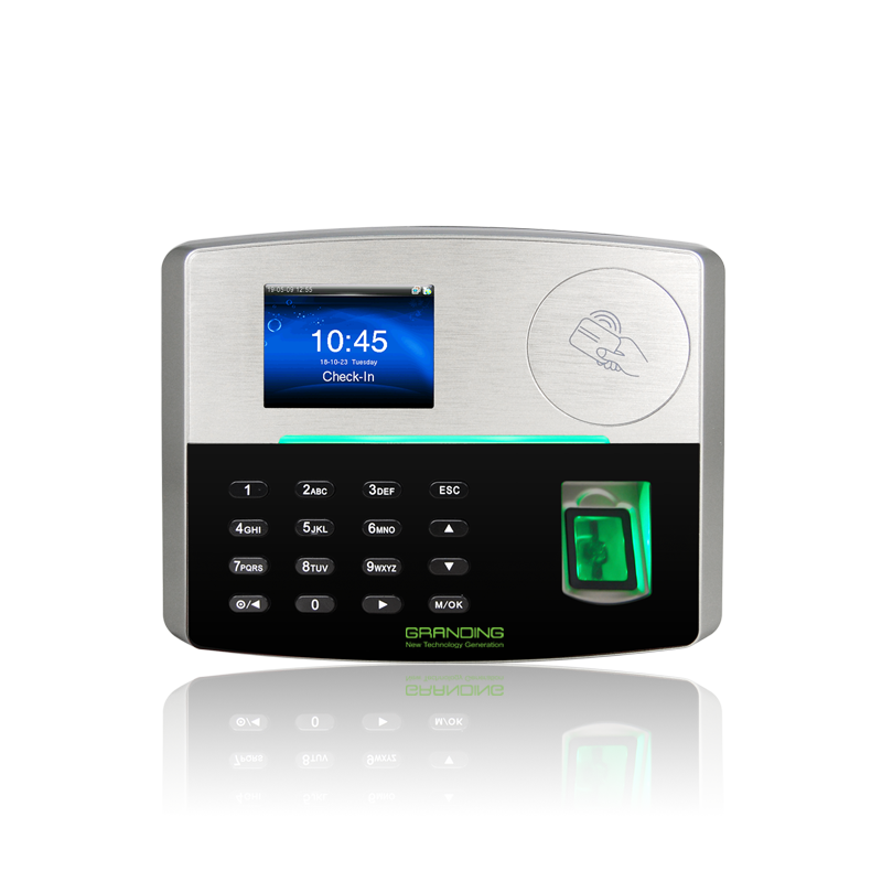 FP106 biometric terminal — front view